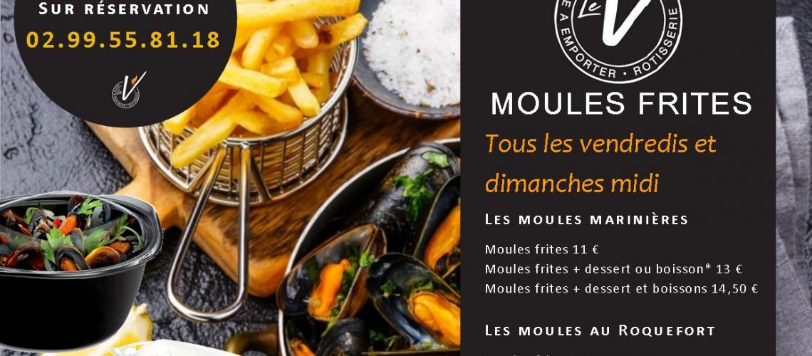 Moules frites à emporter